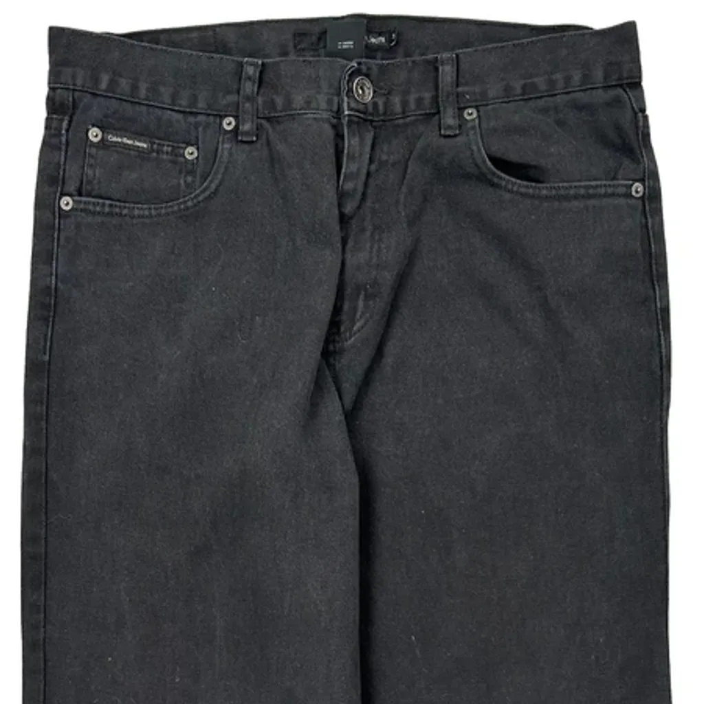 Calvin Klein Jeans - 34W 33L Black Cotton - Image 10