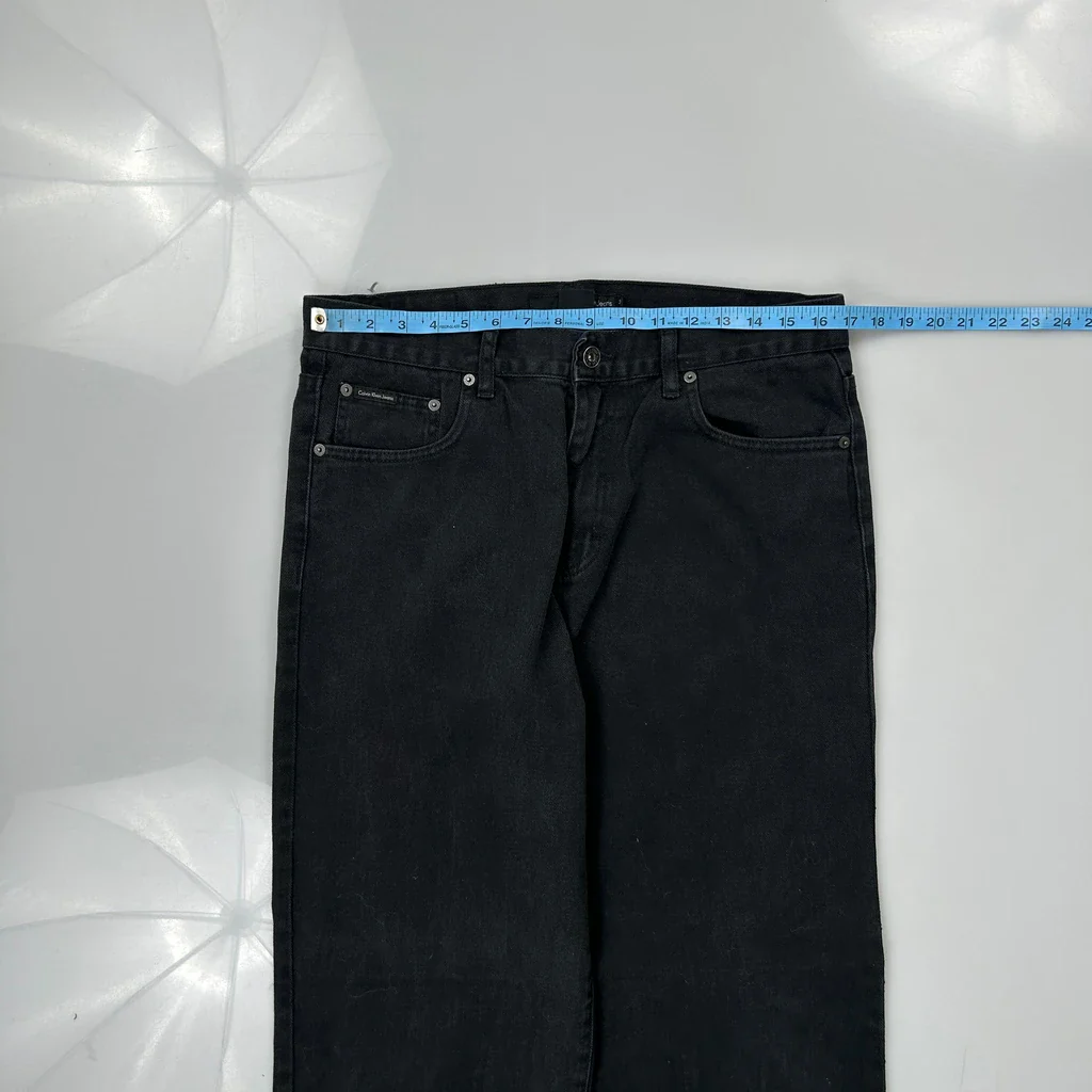 Calvin Klein Jeans - 34W 33L Black Cotton - Image 3