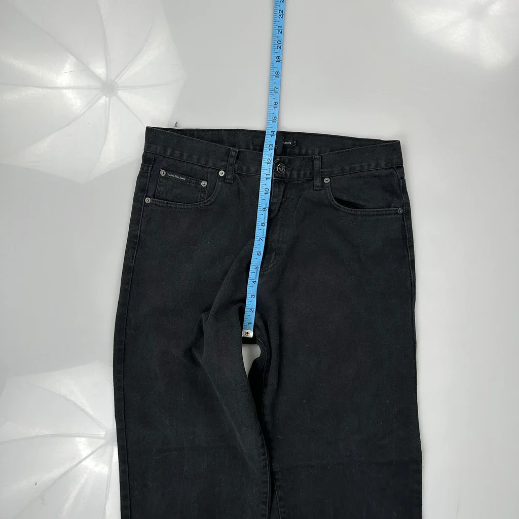 Calvin Klein Jeans - 34W 33L Black Cotton - Image 4