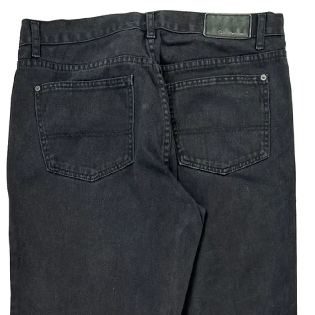 Calvin Klein Jeans - 34W 33L Black Cotton - Image 8