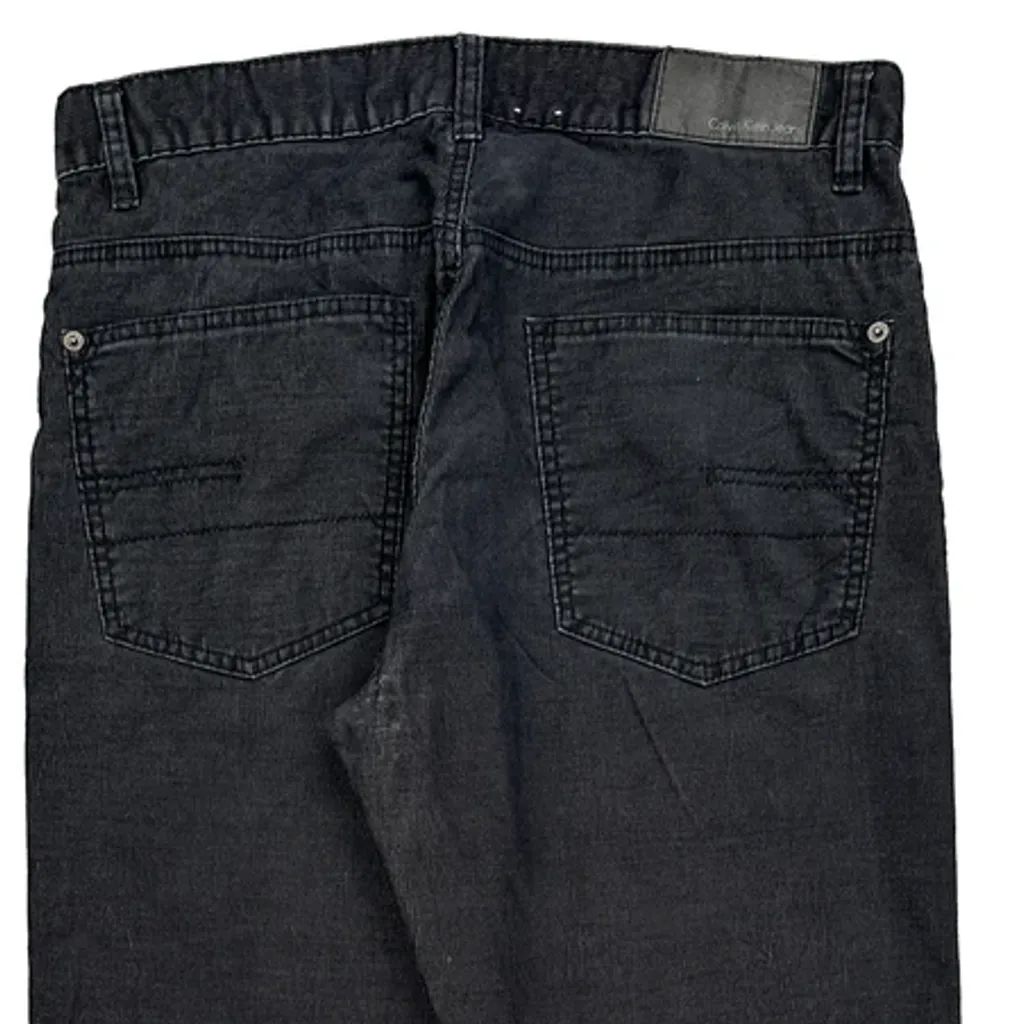 Calvin Klein Jeans - 34W 31L Black Cotton Blend - Image 7