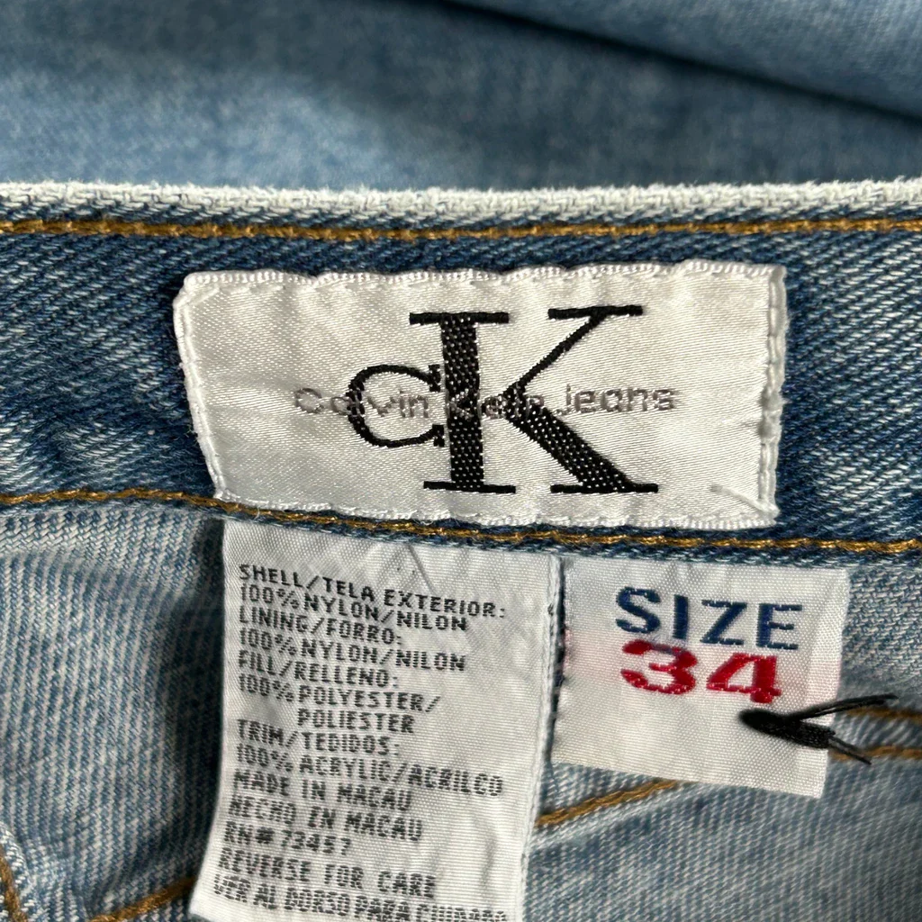 Calvin Klein Jeans - 32W 31L Blue Cotton - Image 6
