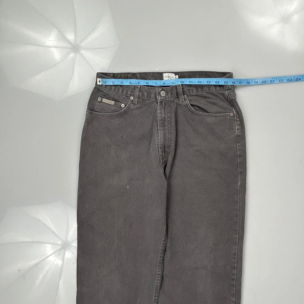 Calvin Klein Jeans - 32W 33L Grey Cotton - Image 3