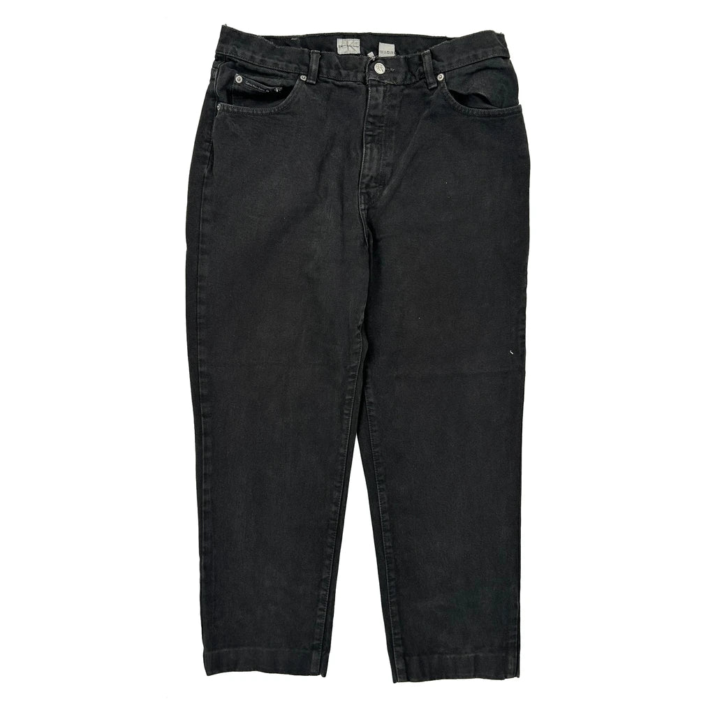 Calvin Klein Jeans - 33W UK 14 Black Cotton - Image 2