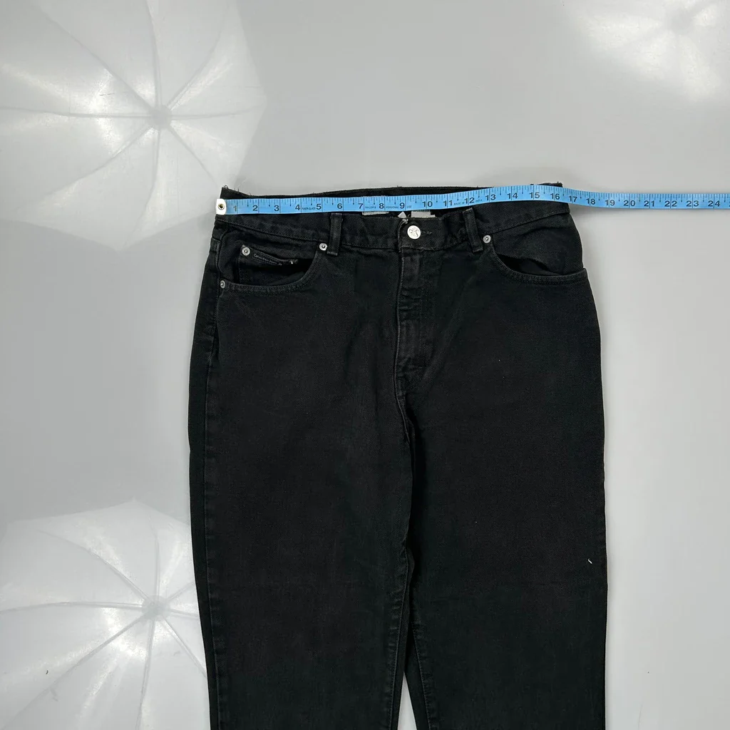 Calvin Klein Jeans - 33W UK 14 Black Cotton - Image 3