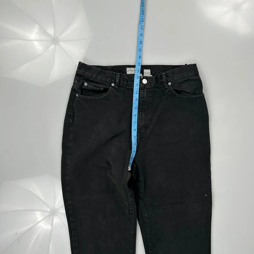 Calvin Klein Jeans - 33W UK 14 Black Cotton - Image 4