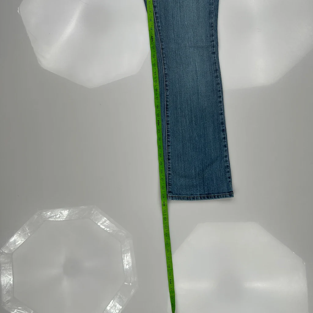 Calvin Klein Jeans Flared Jeans - 29W UK 8 Blue Cotton - Image 5