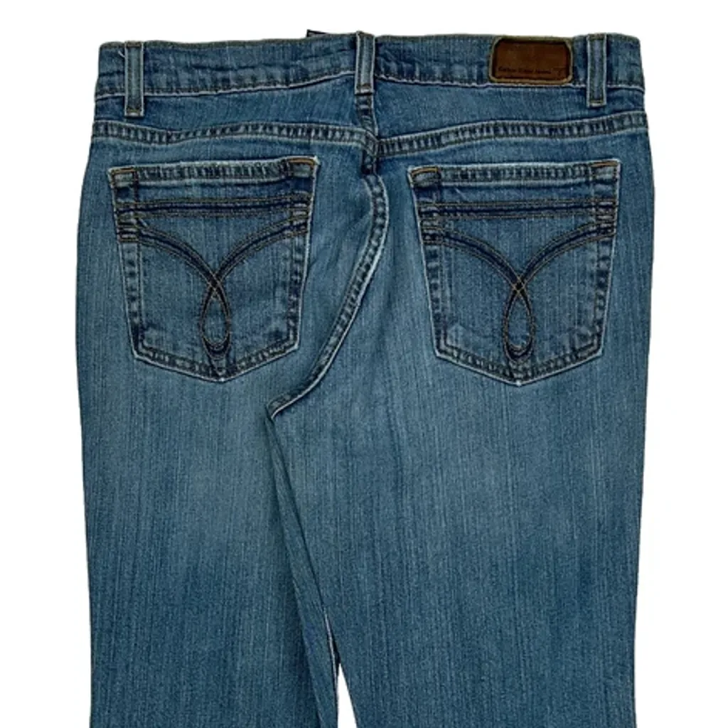 Calvin Klein Jeans Flared Jeans - 29W UK 8 Blue Cotton - Image 8