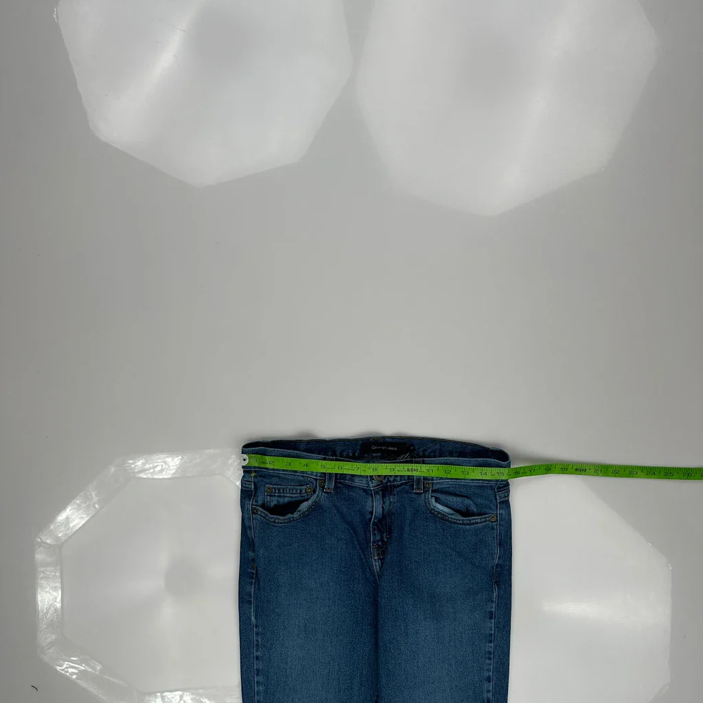 Calvin Klein Jeans Boot Cut Jeans - 31W UK 12 Blue Denim - Image 3