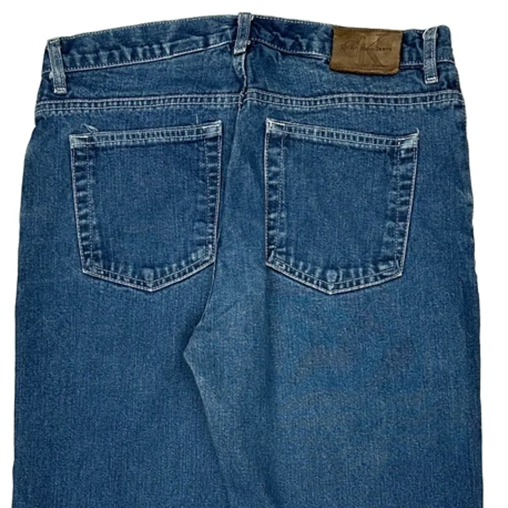 Calvin Klein Jeans - 32W UK 12 Blue Cotton - Image 7