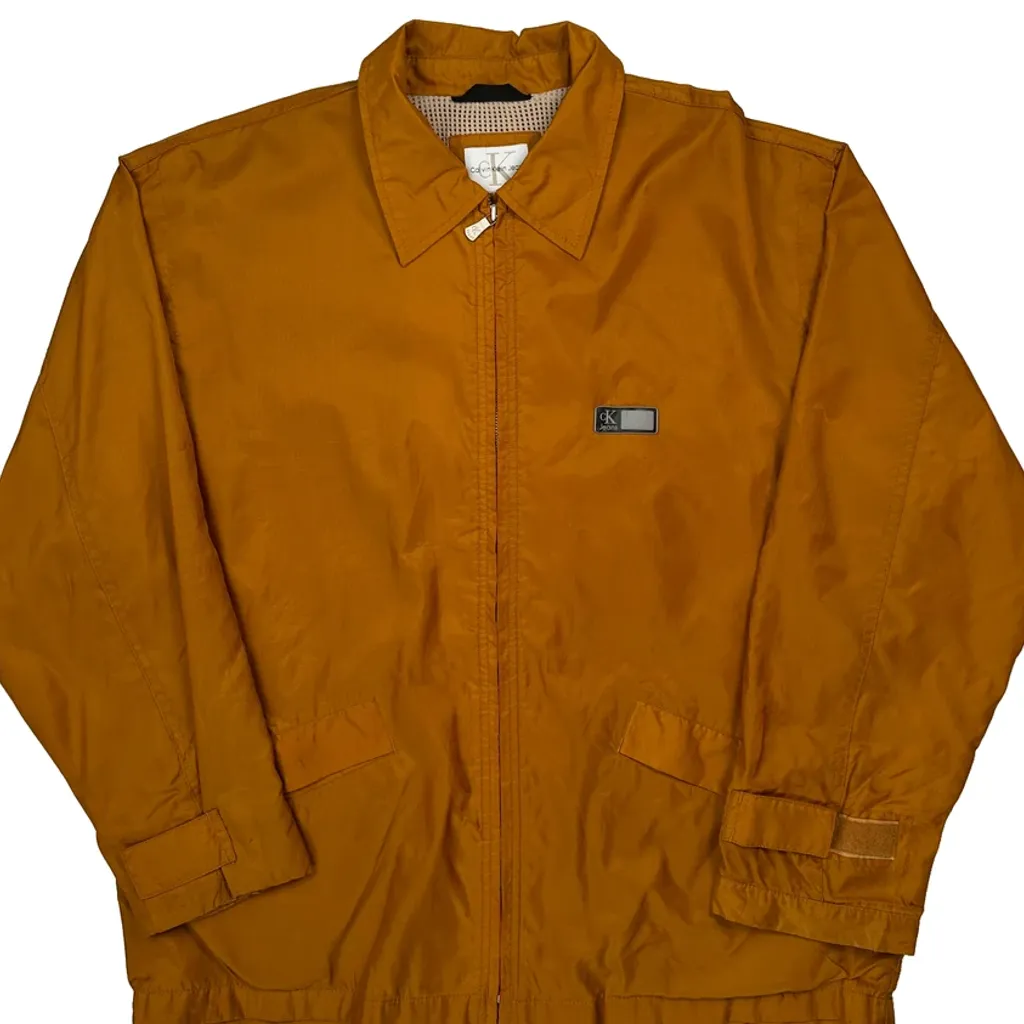 Calvin Klein Jeans Windbreaker - Medium Orange Polyester - Image 5