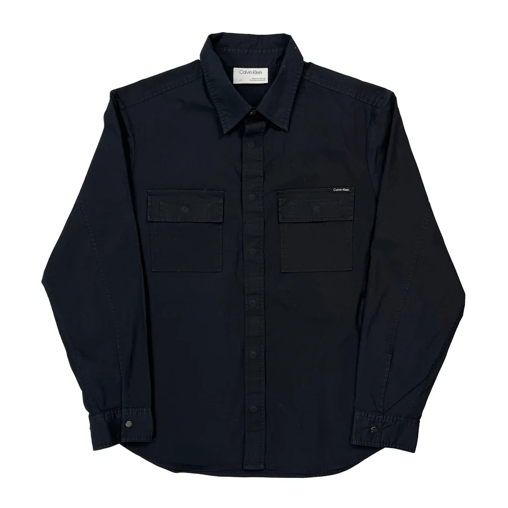 Calvin Klein Shirt - Large Black Cotton