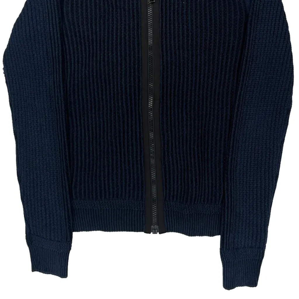 Calvin Klein Zip Up - Medium Blue Cotton - Image 5
