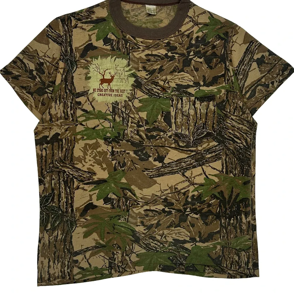Camo Gear T-Shirt - Large Camo Cotton - Image 5