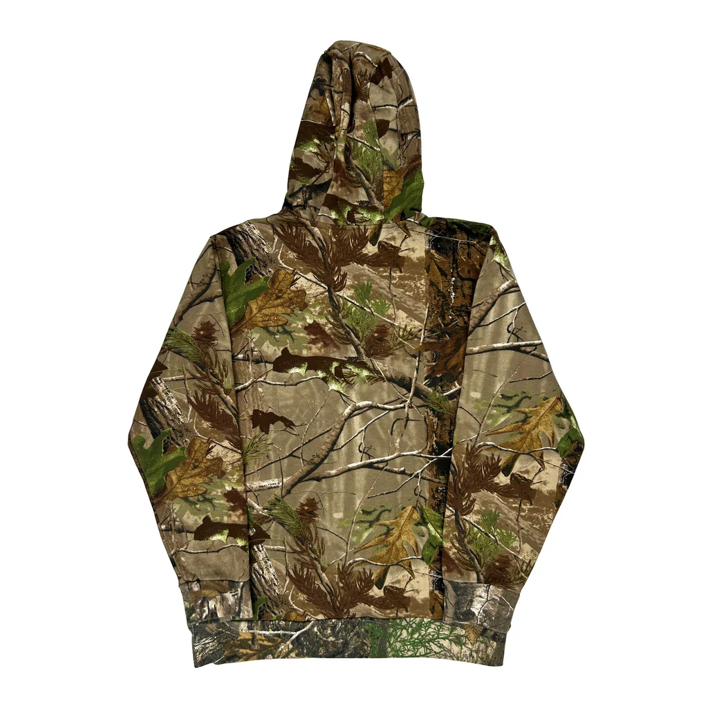 Camo Pattern Unbranded Camo Hoodie - Medium Camo Cotton Blend - Image 2