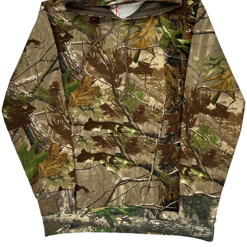 Camo Pattern Unbranded Camo Hoodie - Medium Camo Cotton Blend - Image 5