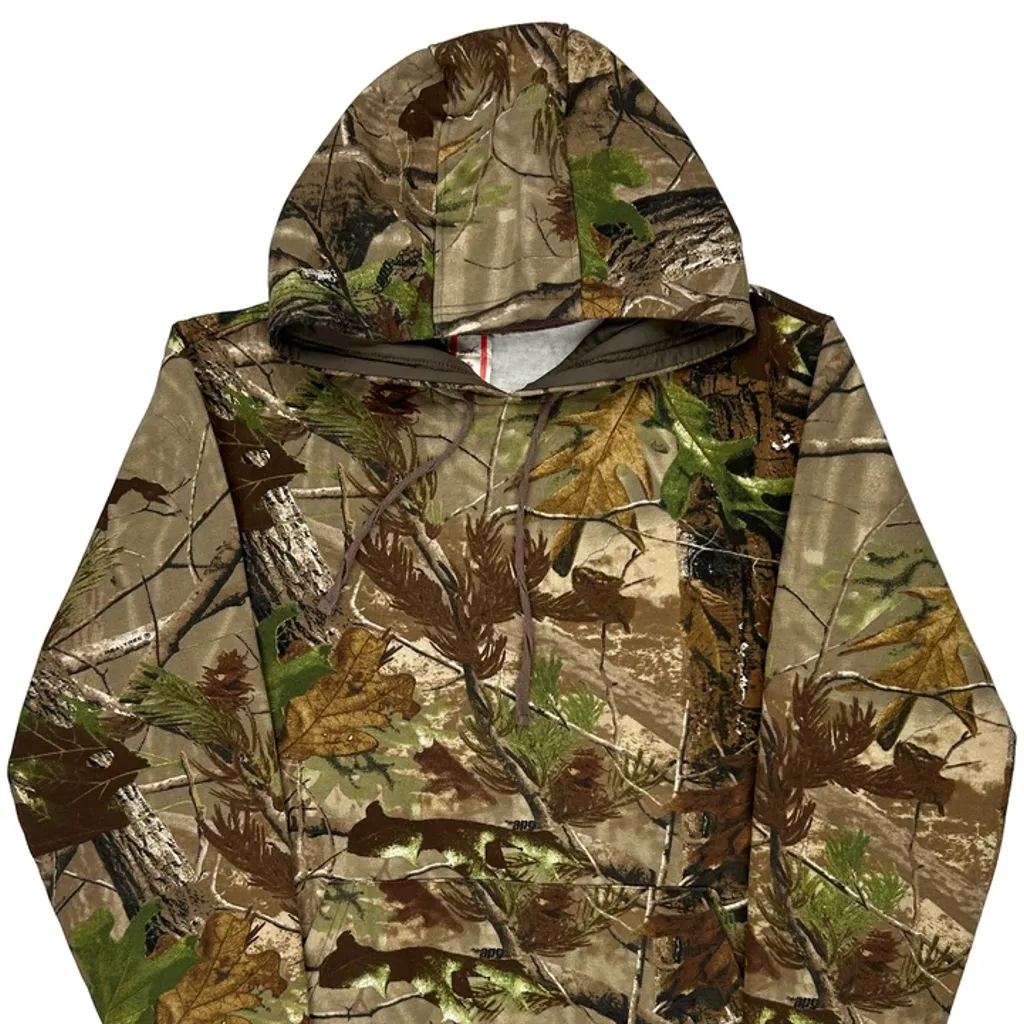 Camo Pattern Unbranded Camo Hoodie - Medium Camo Cotton Blend - Image 6