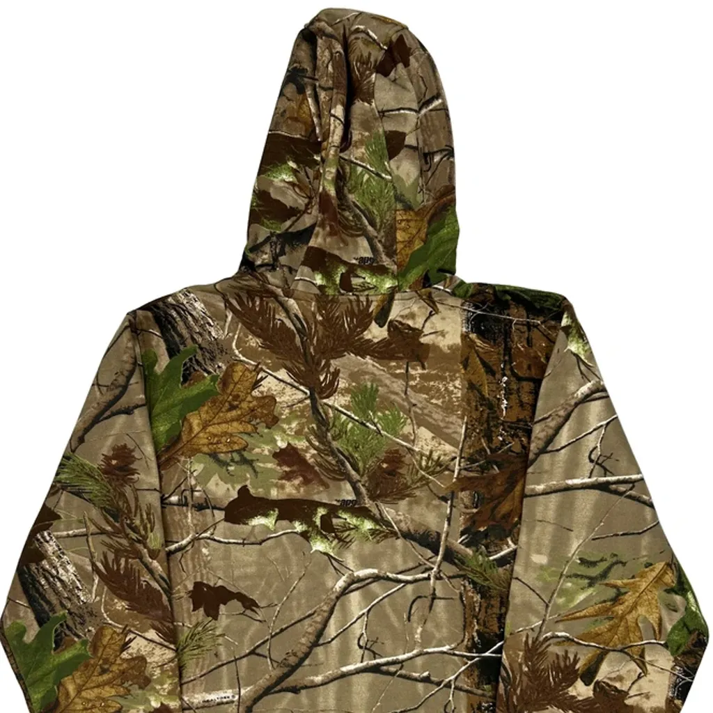 Camo Pattern Unbranded Camo Hoodie - Medium Camo Cotton Blend - Image 8