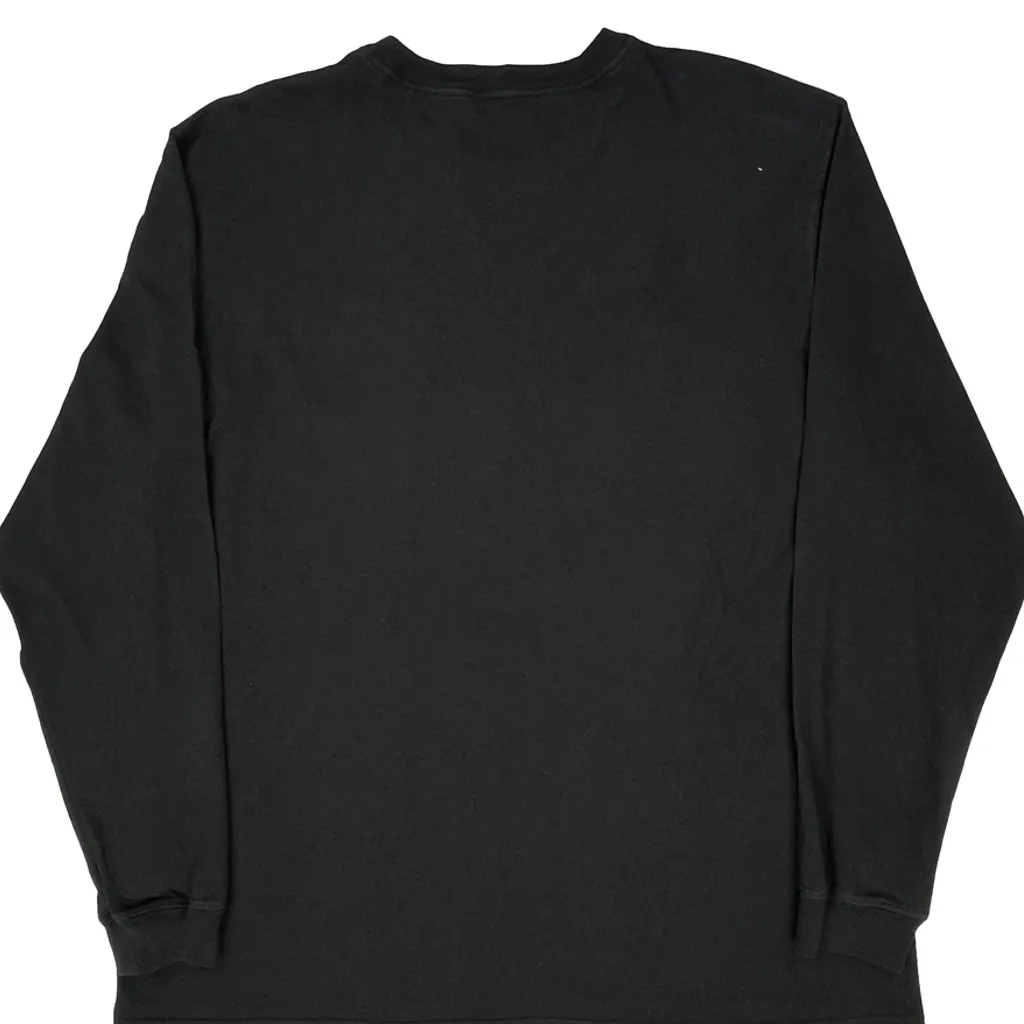 Camo Print Logo Carhartt Camo Long Sleeve T-Shirt - XL Black Cotton - Image 6