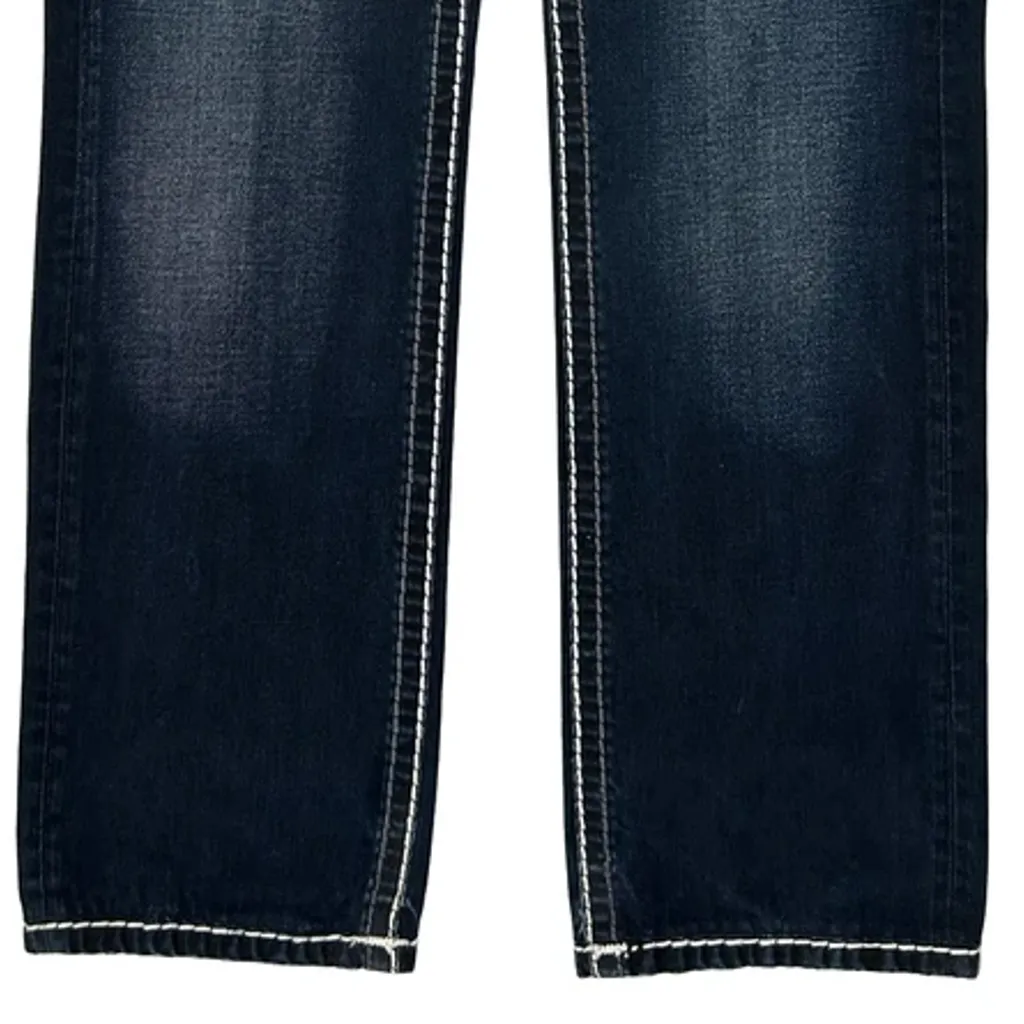 Camp David Contrast Stitch Jeans - 34W 34L Dark Wash Cotton - Image 11