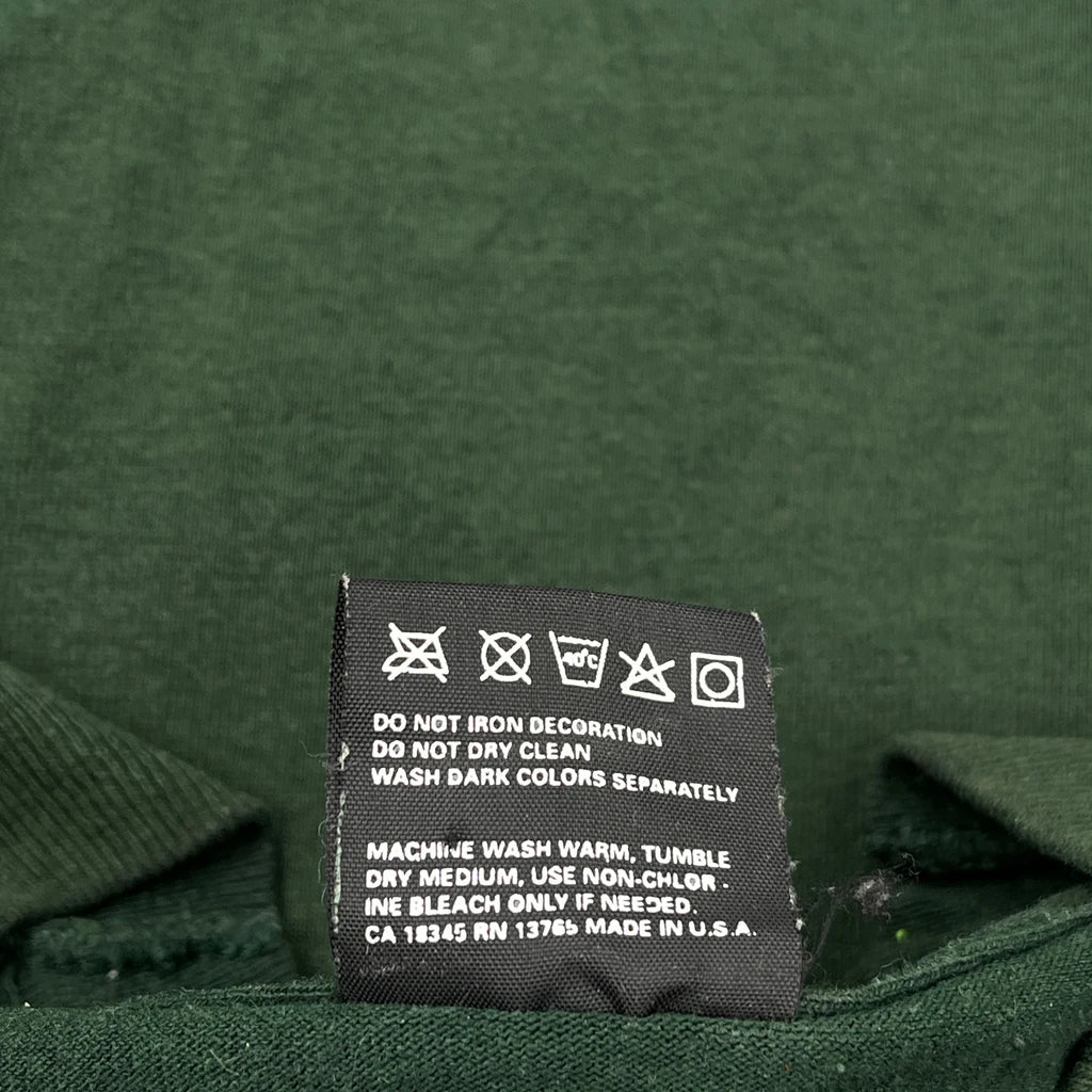 Camp Robinson Fruit Of The Loom Single Stitch T-Shirt - XL Green Cotton Blend - Image 4