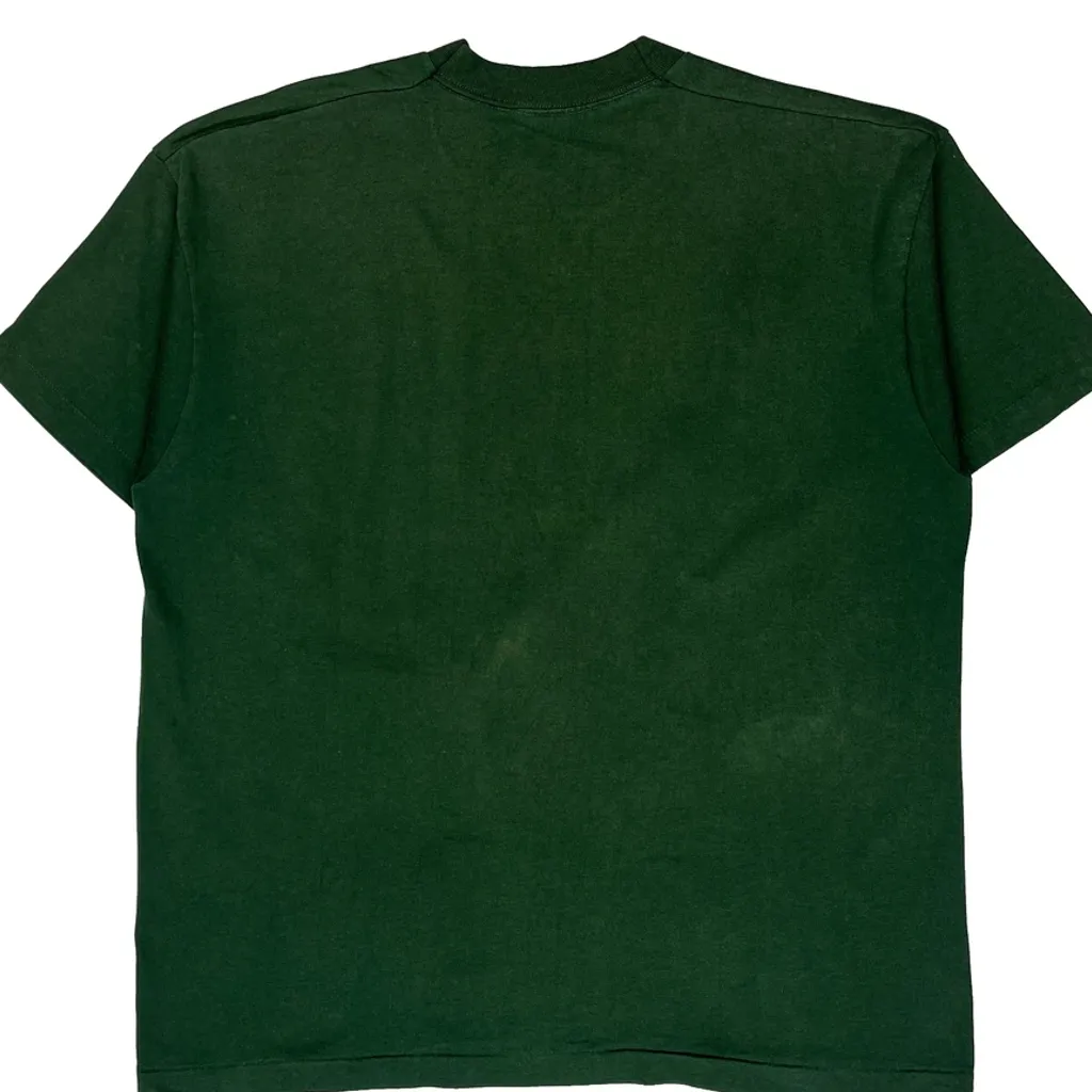Camp Robinson Fruit Of The Loom Single Stitch T-Shirt - XL Green Cotton Blend - Image 7