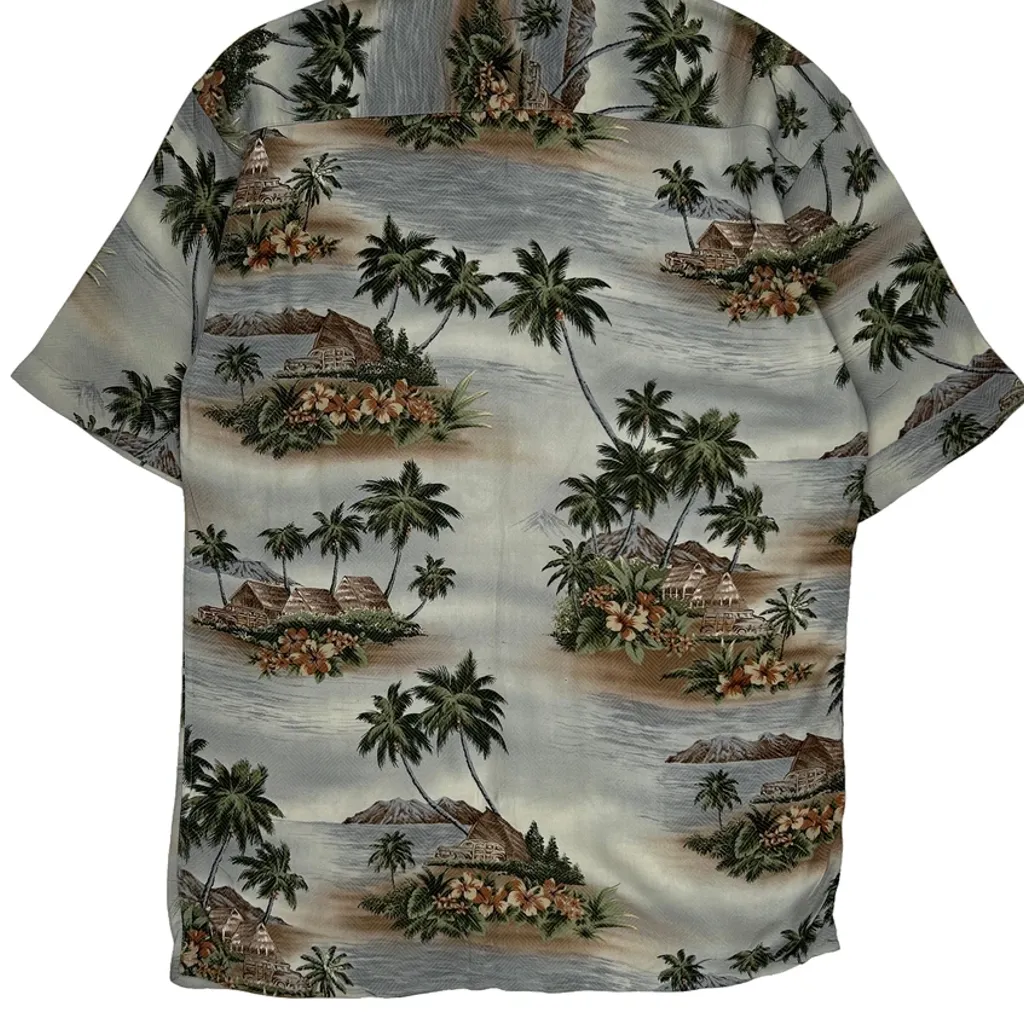 Campia Floral Hawaiian Shirt - Small Multicoloured Cotton - Image 7