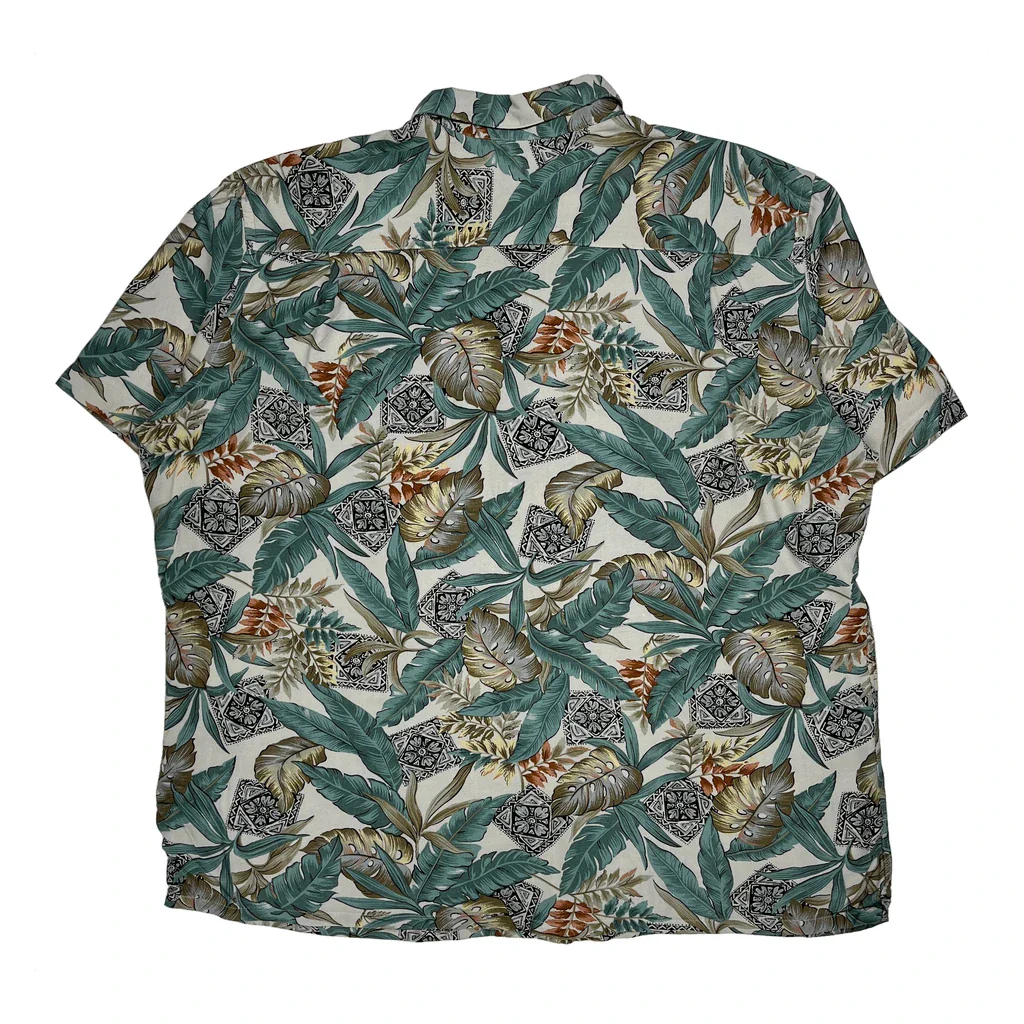 Campia Floral Hawaiian Shirt - 2XL Multicoloured Viscose - Image 2