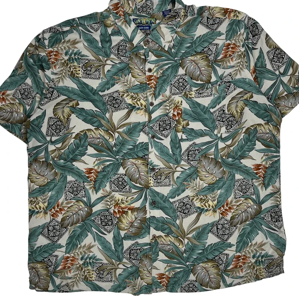 Campia Floral Hawaiian Shirt - 2XL Multicoloured Viscose - Image 5