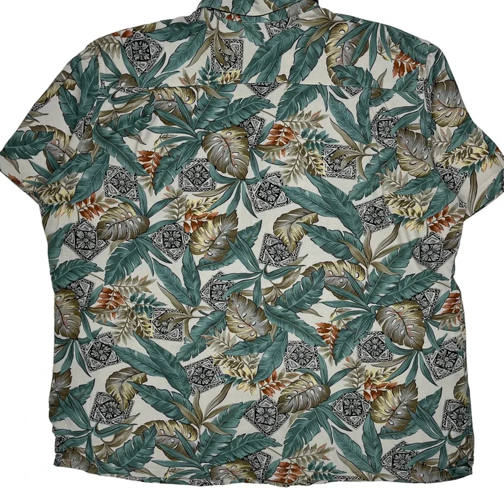 Campia Floral Hawaiian Shirt - 2XL Multicoloured Viscose - Image 7