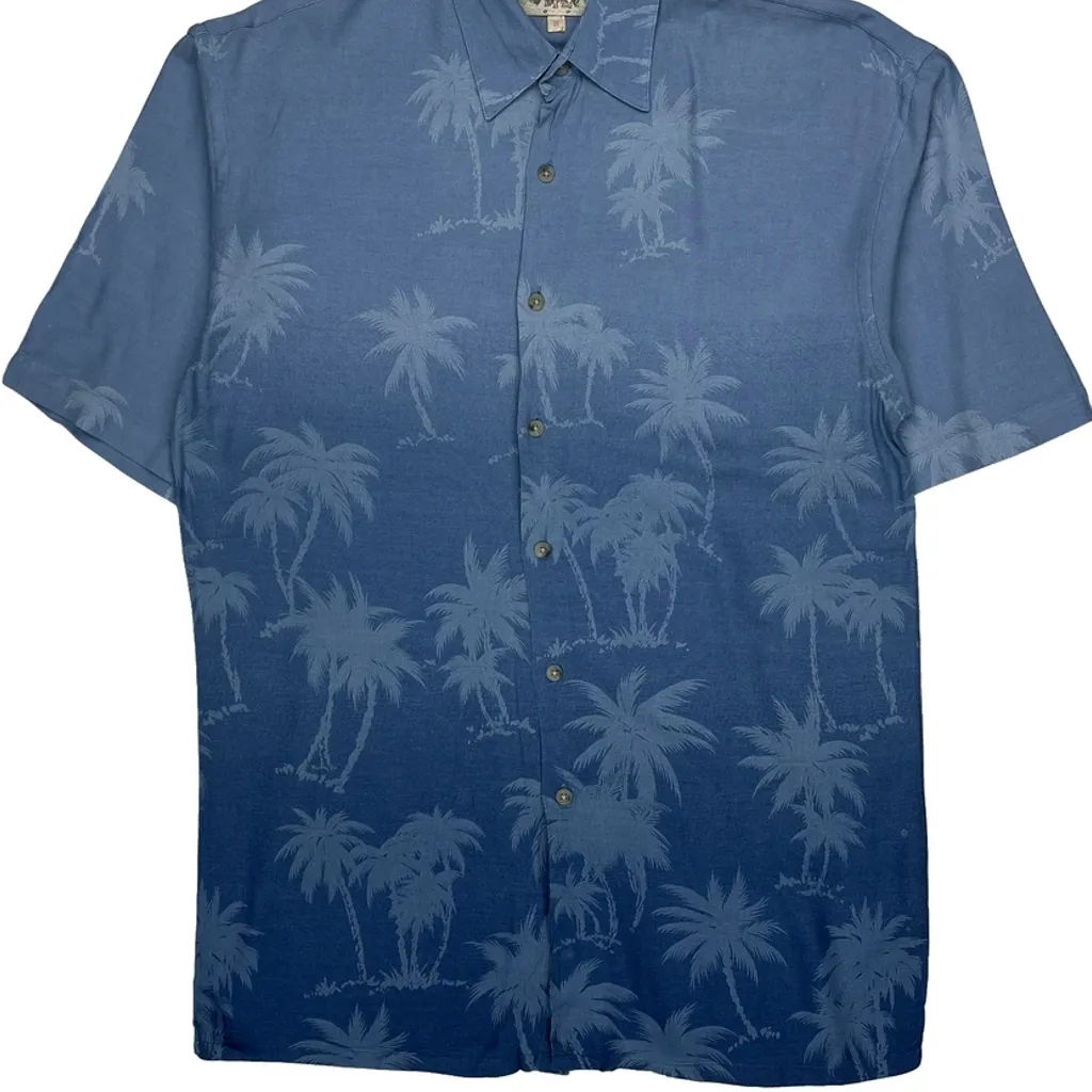 Campia Moda Hawaiian Shirt - Small Blue Viscose - Image 4