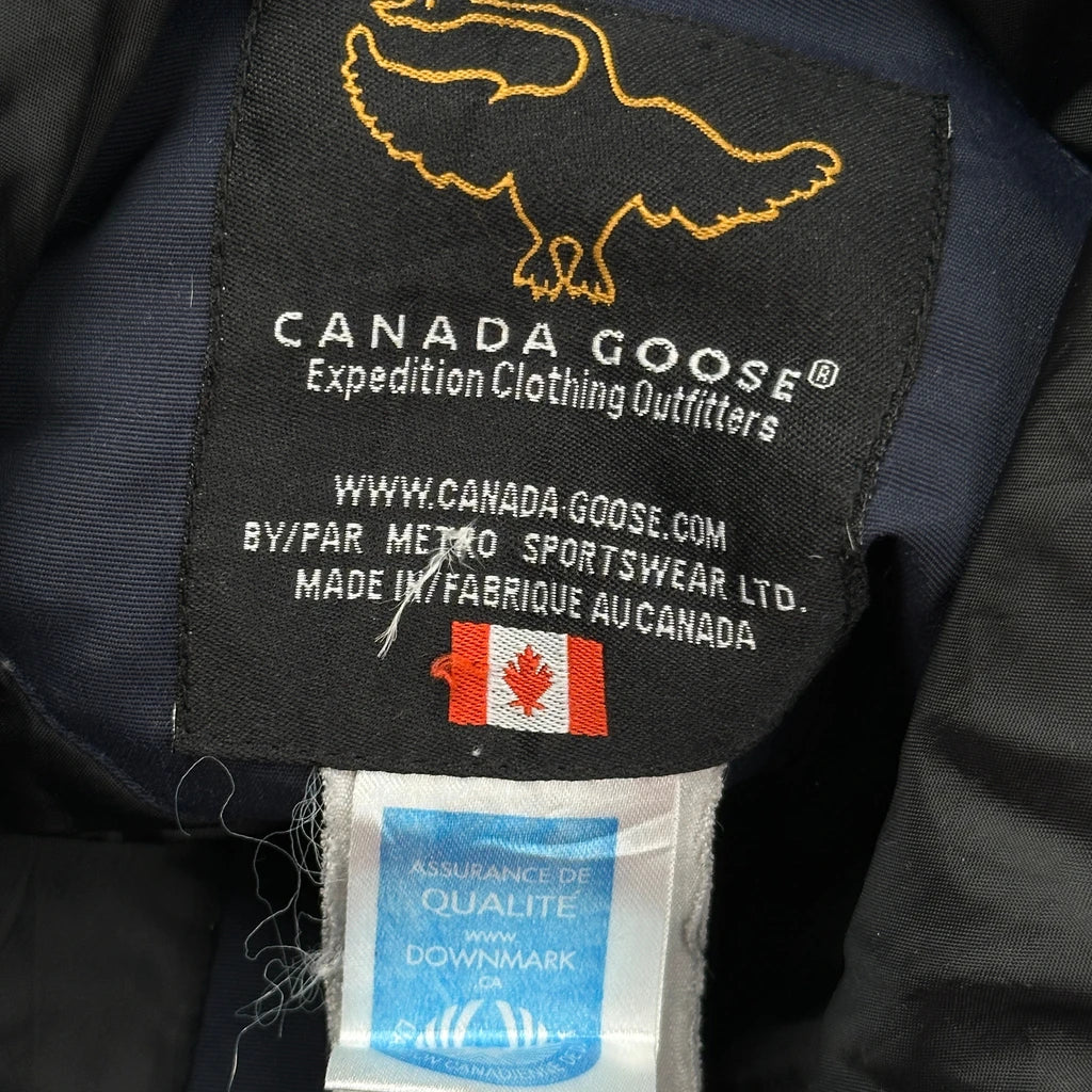 Canada Goose Expedition Parka - Large Navy Down - Image 3