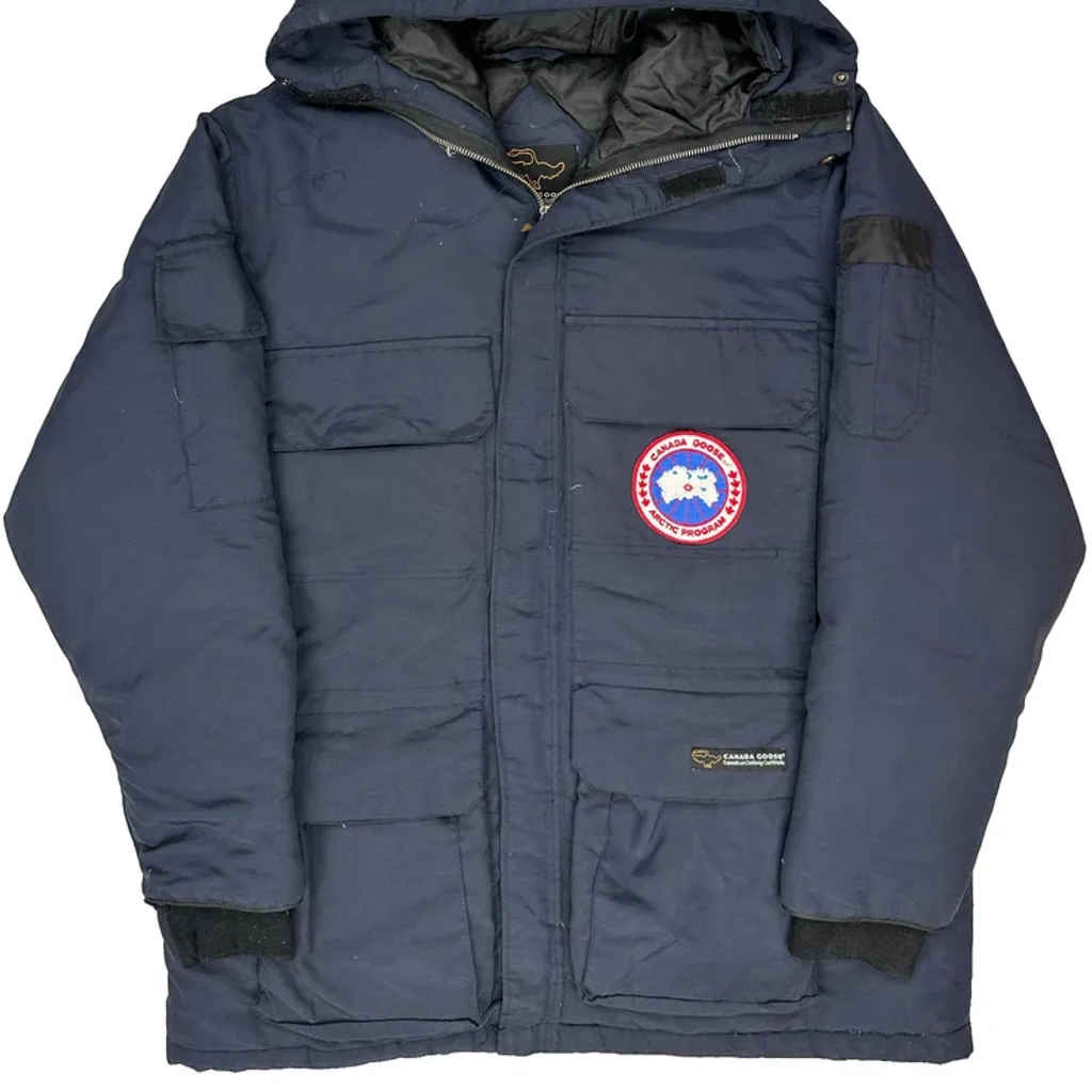 Canada Goose Expedition Parka - Large Navy Down - Image 4