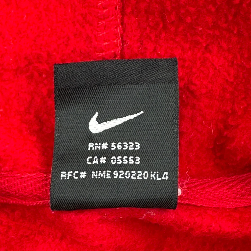 Canada Nike Hoodie - XL Red Cotton - Image 4