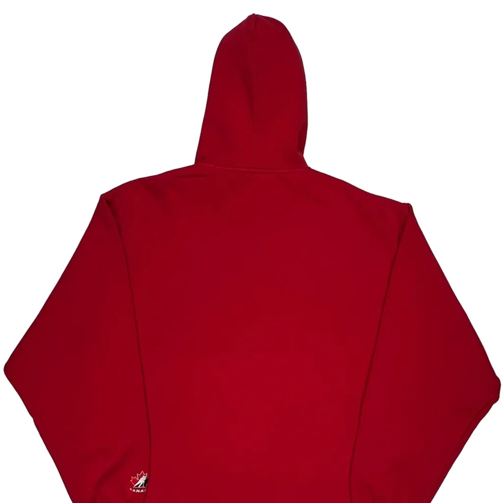 Canada Nike Hoodie - XL Red Cotton - Image 7