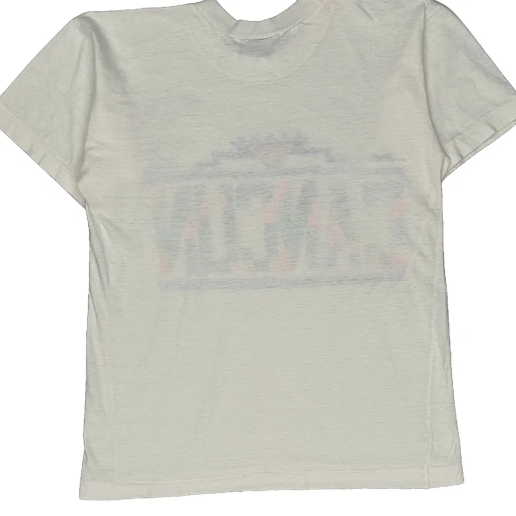 Cancun Loritos Single Stitch T-Shirt - Small White Cotton - Image 8