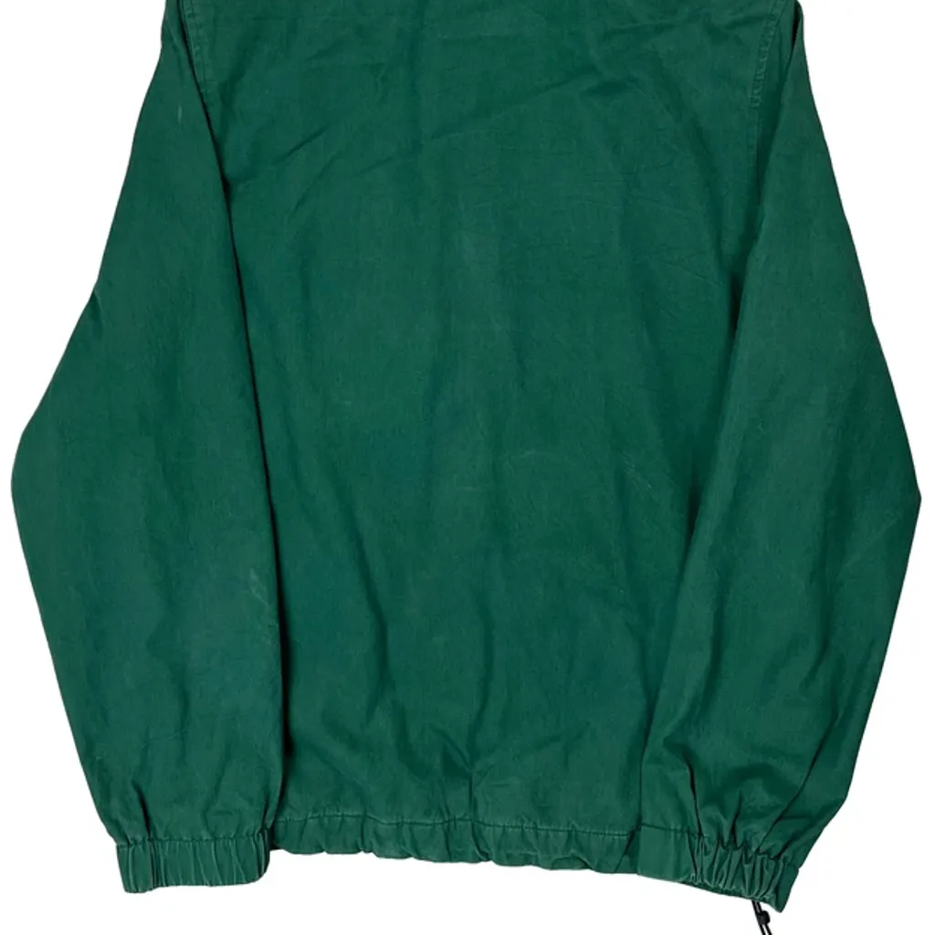 Canvas Tommy Hilfiger Spellout Anorak Windbreaker - Small Green Cotton - Image 6