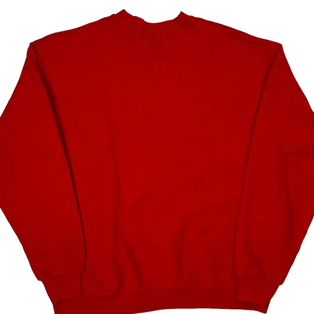 Cardinals Majestic Graphic Sweatshirt - Large Red Cotton - Image 6