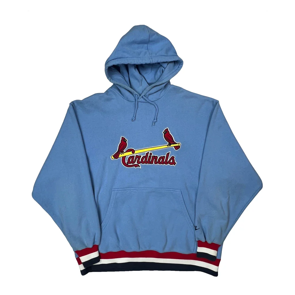 Cardinals Nike Graphic Hoodie - Large Blue Cotton