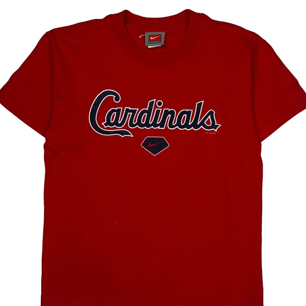 Cardinals Nike Graphic T-Shirt - Medium Red Cotton - Image 6