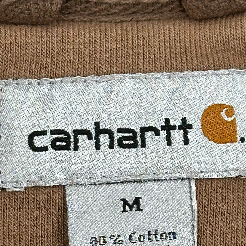 Carhartt 1/4 Zip - Medium Brown Cotton - Image 4