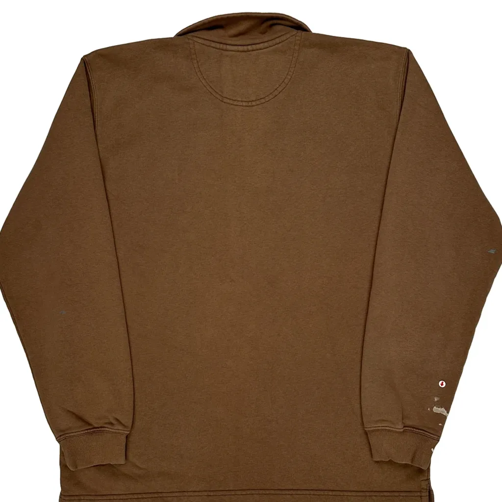 Carhartt 1/4 Zip - Medium Brown Cotton - Image 7