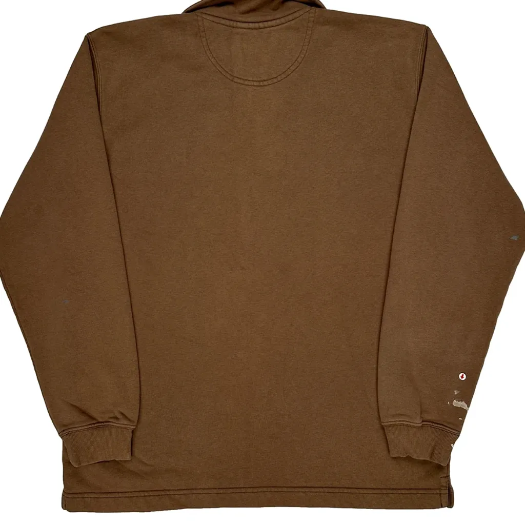 Carhartt 1/4 Zip - Medium Brown Cotton - Image 8