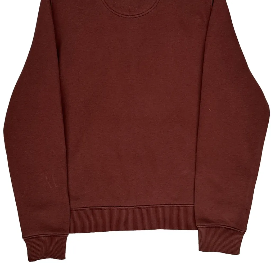 Carhartt 1/4 Zip - Medium Burgundy Cotton - Image 7