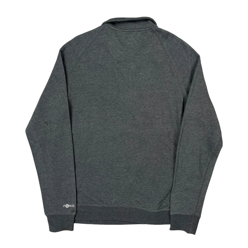 Carhartt Tall 1/4 Zip - Large Gray Cotton Blend - Image 2