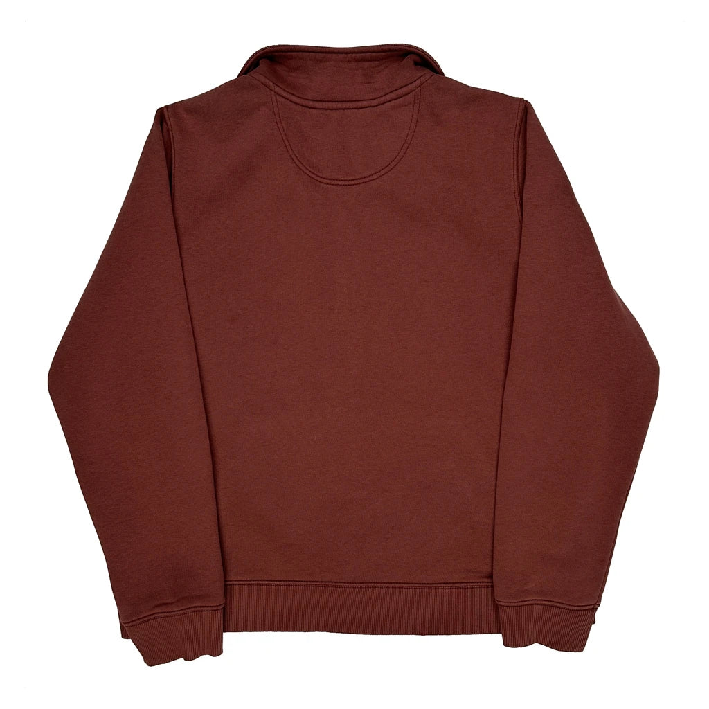 Carhartt 1/4 Zip - XL Brown Cotton - Image 2