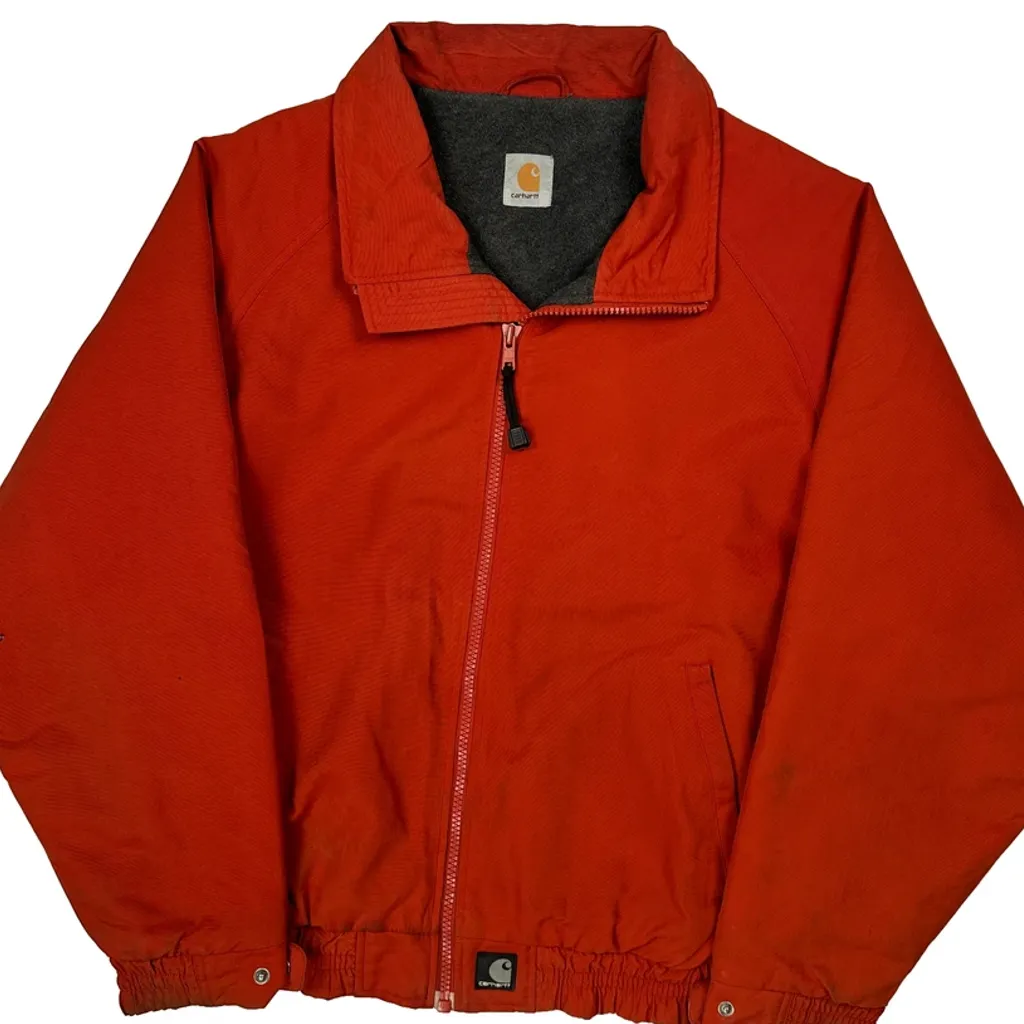 Carhartt Bomber Jacket - XL Red Cotton - Image 4