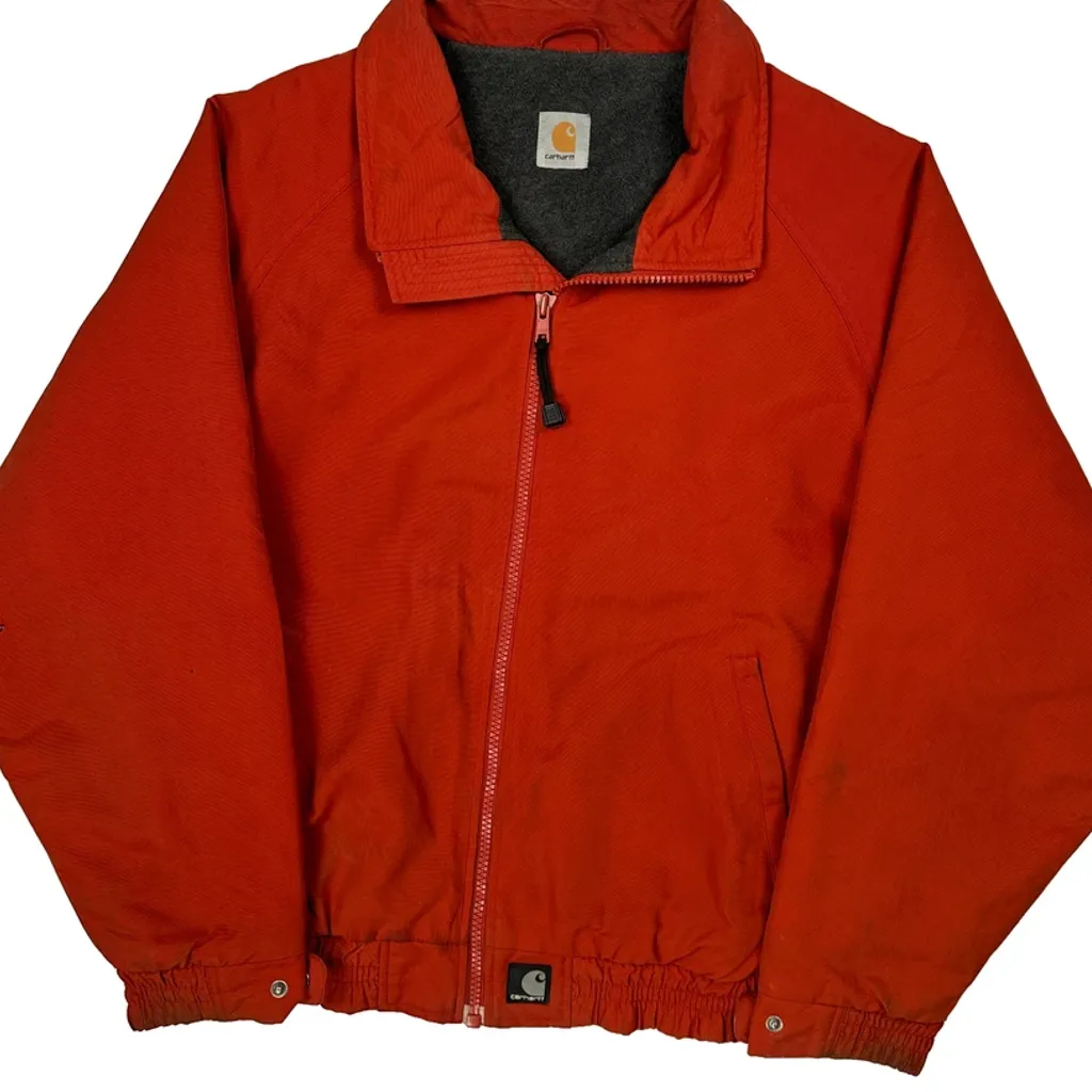 Carhartt Bomber Jacket - XL Red Cotton - Image 5