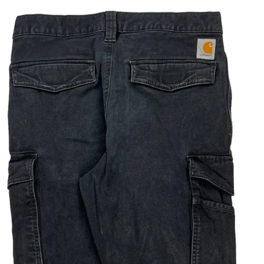 Carhartt Cargo Pants - 30W 29L Black Cotton - Image 8