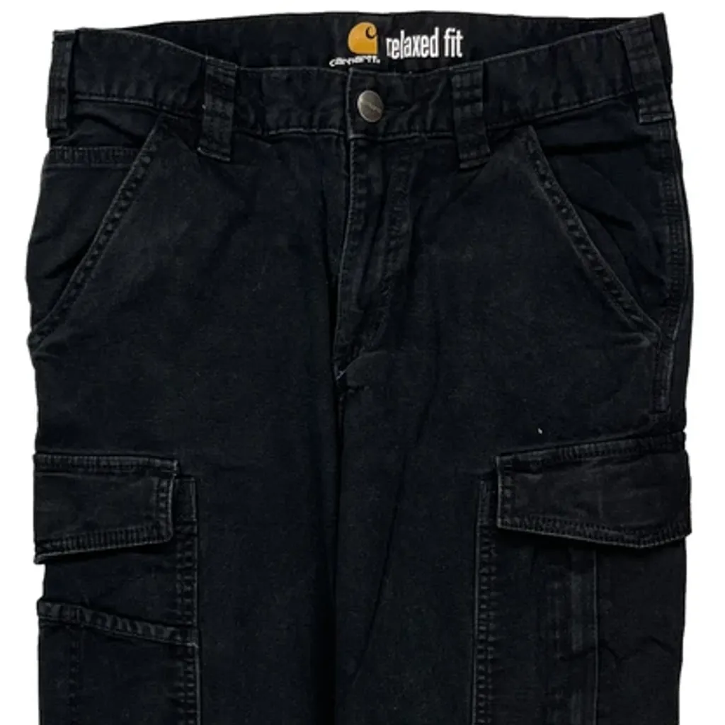 Carhartt Cargo Pants - 30W 29L Black Cotton - Image 9